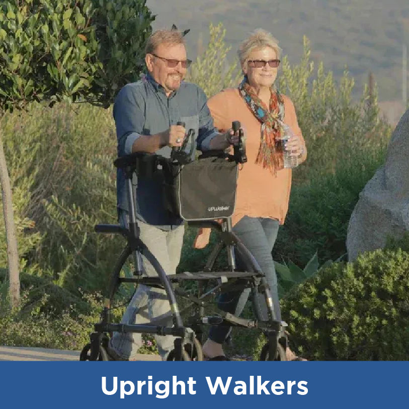Upright walkers